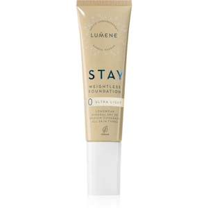 Lumene Stay Weightless tekutý mejkap s matným finišom SPF 30 odtieň 0 Ultra Light 30 ml