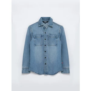 Big Star Man's Shirt 141866  Denim-247