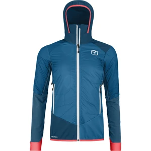 Ortovox Swisswool Col Becchei Hybrid Jacket W Mountain Blue M Dzseki