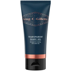 King C. Gillette Transparent Shave Gel White Tea gel na holení 150 ml