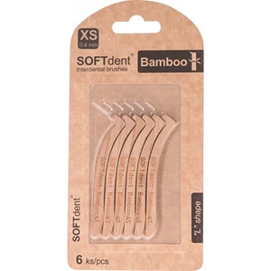 SOFTdent BAMBOO medzizubná kefka L 0,4 mm - 6 ks