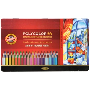 KOH-I-NOOR Polycolor Artist's Coloured Pencils 36 Mescolare