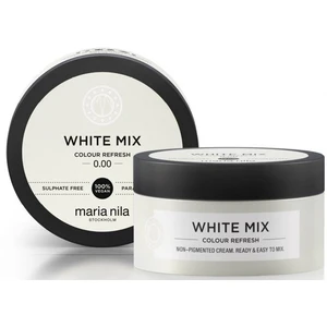 Maria Nila Colour Refresh White Mix vyživujúca maska bez farebných pigmentov k dotvoreniu pastelových odtieňov výdrž 4 – 10 umytí 0.00 100 ml