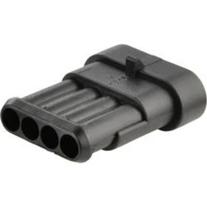 Zástrčkový konektor na kábel TE Connectivity 282106-1 282106-1, 42 mm, pólů 4, rozteč 6 mm, 1 ks