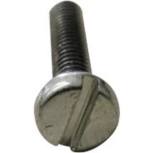 Cylindrické šrouby Toolcraft, DIN 84, galvanicky pozinkované, 200 ks, M4, 6 mm