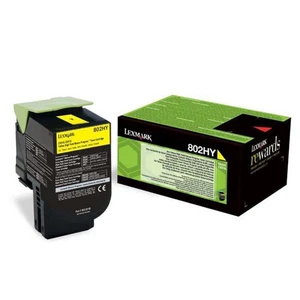 Lexmark originální toner 80C2HY0, yellow, 3000str., return, Lexmark CX410/510