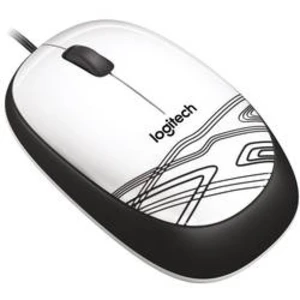 Irodai egér Logitech Notebook USB Mouse M105, white