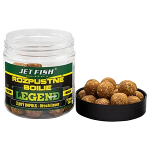 Jet fish rozpustné boilies 150 g 20 mm - žltý impuls orech javor