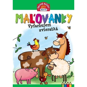 Maľovanky Vyfarbujem zvieratká [Papírenské zboží]