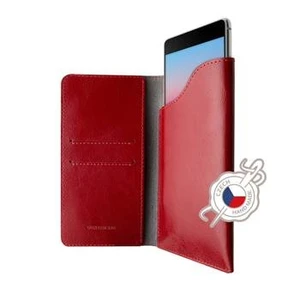 Bőrtok FIXED Pocket Book  Apple iPhone XR, piros