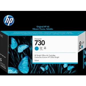 HP 730 P2V62A azurová (cyan) originální cartridge