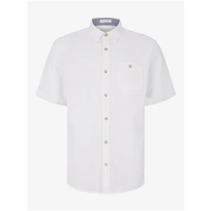 White Men's Linen Shirt Tom Tailor - Men