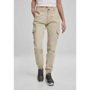 Women's Cargo High Waisted Concrete Trousers