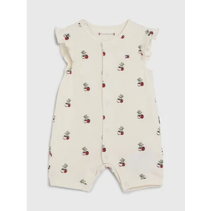 Creamy Girly Patterned Body Tommy Hilfiger Baby Cherry - Girls