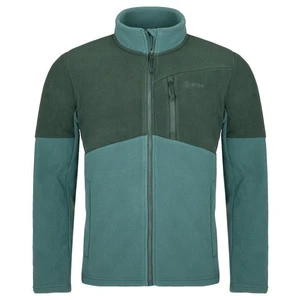 Men's fleece sweatshirt Kilpi GLANDER-M dark green