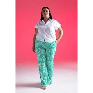 DEFACTO palazzo Crinkle Viscose Trousers