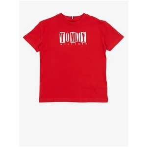 Red boys' T-shirt Tommy Hilfiger - Boys