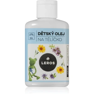 Leros BIO Baby oil divoký tymián & měsíček masážní olej pro dětskou pokožku 100 ml