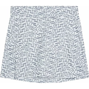 J.Lindeberg Amelie Print Golf Skirt White Outline Bridge Swirl XS