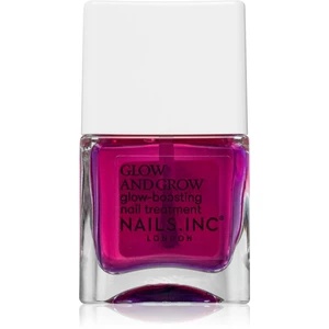 Nails Inc. Glow and Grow Nail Growth Treatment posilňujúci lak na nechty 14 ml