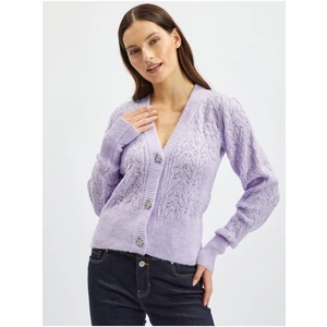 Orsay Light Purple Ladies Cardigan - Ladies