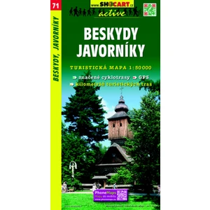 071 Beskydy, Javorníky / Turistická mapa SHOCart