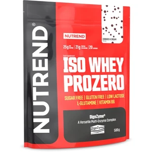 Nutrend ISO Whey ProZero 500 g variant: biela čokoláda