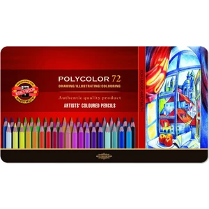 KOH-I-NOOR Polycolor Artist's Coloured Pencils 72 Mélange