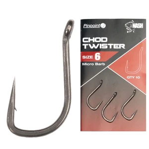 Nash háčky pinpoint chod twister micro barbed-velikost 8