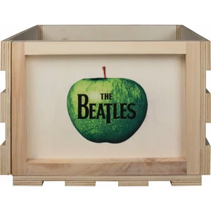 Crosley Record Storage Crate The Beatles Apple Label Caja Caja de discos de vinilo