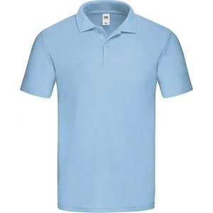 Blue Men's Polo Shirt Original Polo Friut of the Loom