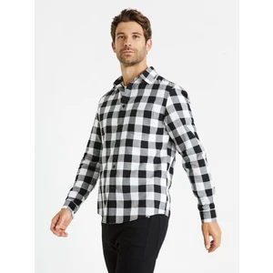 Celio Checkered Shirt Farone - Mens