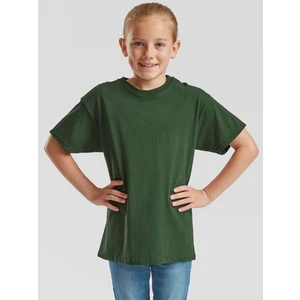 Green T-shirt for Children Original Fruit of the Loom