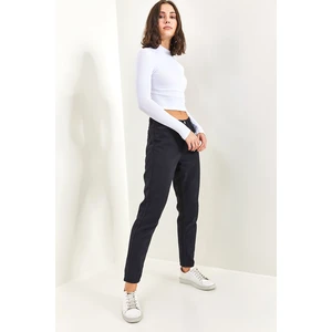 Bianco Lucci Women's Mom Pants