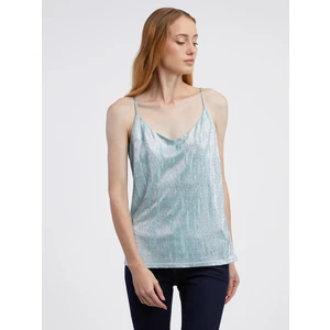 Light blue women's tank top CAMAIEU - Womens