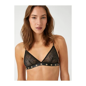 Koton Bra Satin Unfilled, Non-Wireless Sparkling