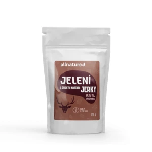 Allnature Jelení Jerky s divokým kořením 25 g