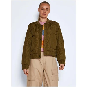 Khaki Quilted Bomber Noisy May Siri - Women