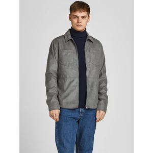 Grey Jacket in Suede Jack & Jones Cooper - Mens