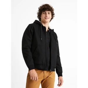 Celio Bunda na zip Cuhoodie - Pánské