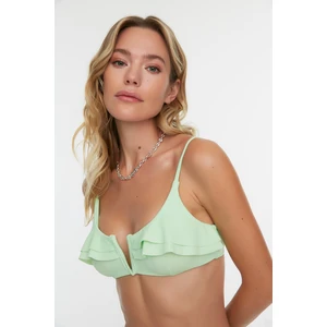 Trendyol Bikini Top - Green - Plain