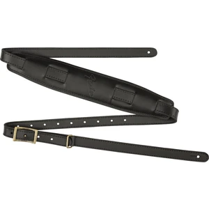 Fender Mustang Saddle Strap Long Black Curea de chitara Negru