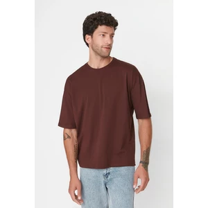 Trendyol T-Shirt - Brown - Oversize