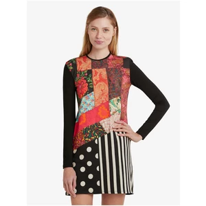 Black Women Patterned Dress Desigual Ybore - Women