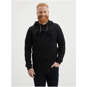 Black Mens Hoodie Picture Flock - Men