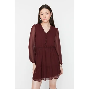 Trendyol Dress - Burgundy - A-line