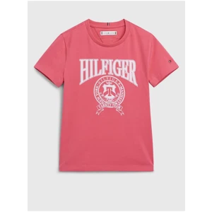 Pink Girls' T-Shirt Tommy Hilfiger - Girls