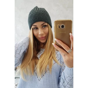 Thin beanie Grace K211 graphite+marine