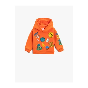 Koton Sweatshirt - Orange - Oversize