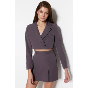 Trendyol Blazer - Gray - Regular fit